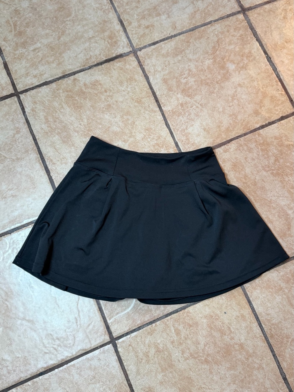 Women's Black Mini Skirt - Flared Active Skirt